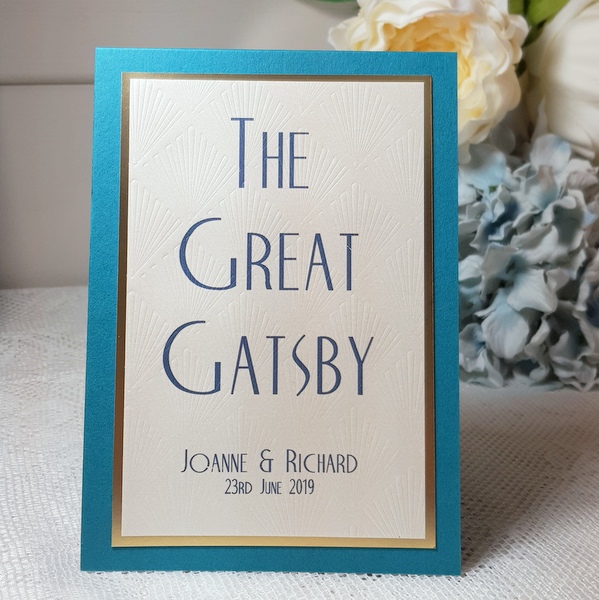 great gatsby theme wedding sign