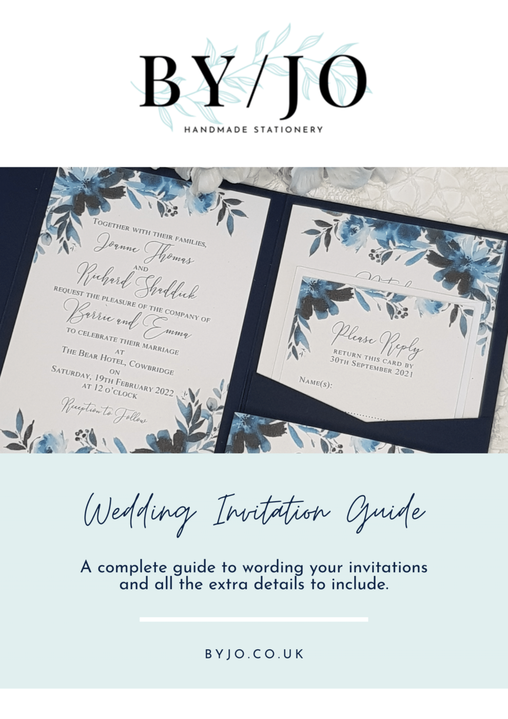 wedding stationery guide graphic