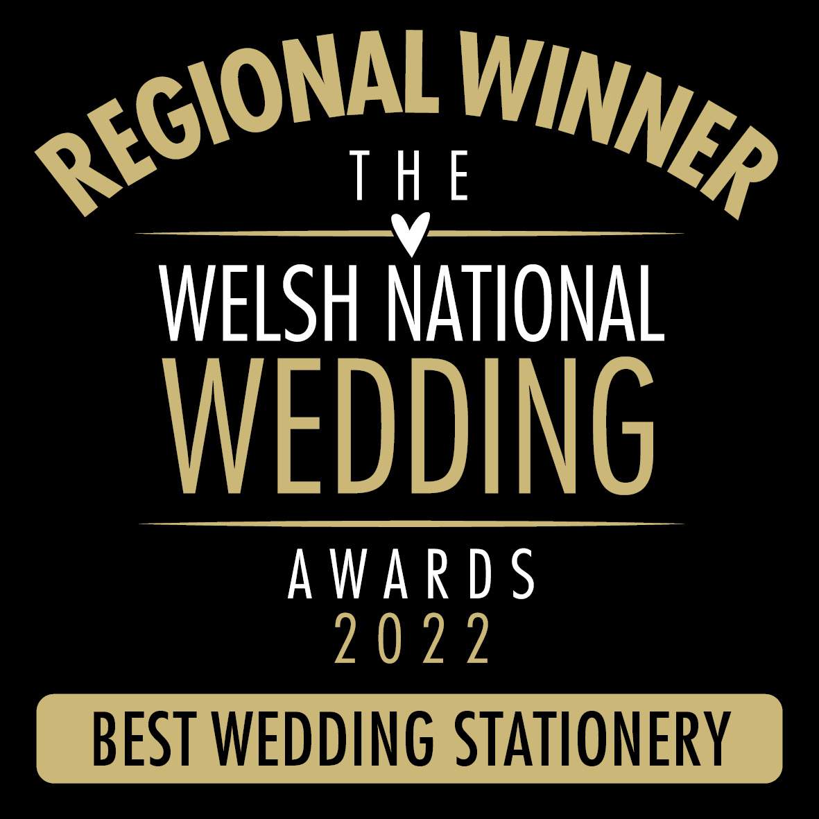 regional winner the welsh national wedding awards best wedding stationery